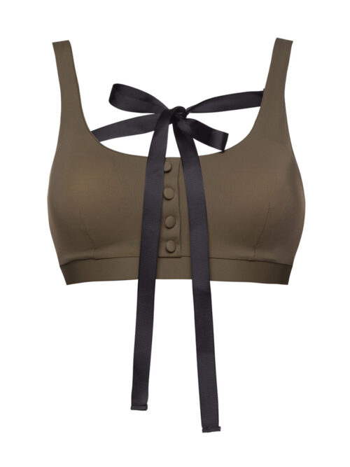 Топ Bow Khaki