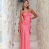 Платье Maxi Flower Coral